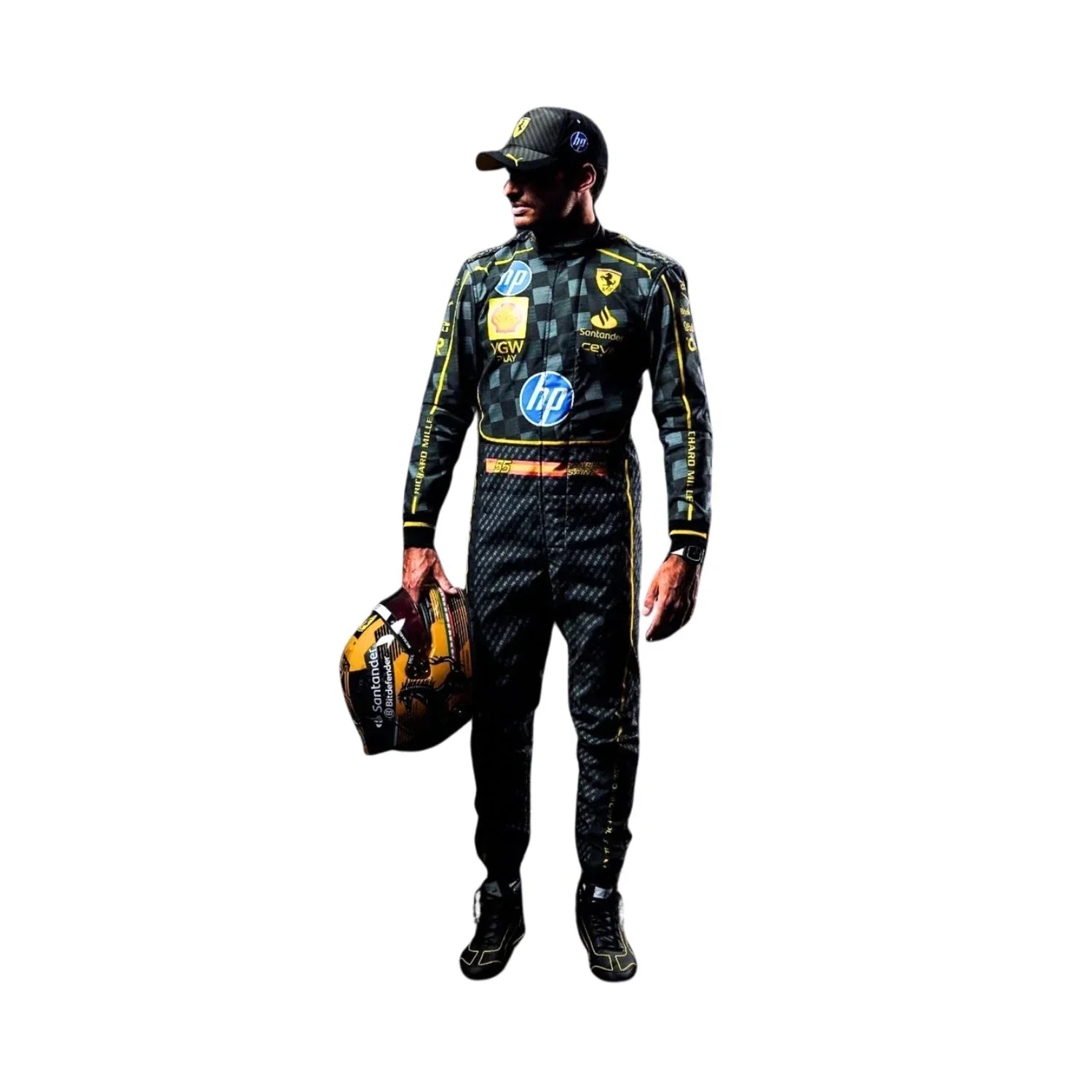 2024 Carlos Sainz Italy GP F1 Racing Suit | Fine Racegear - Fine Racewears