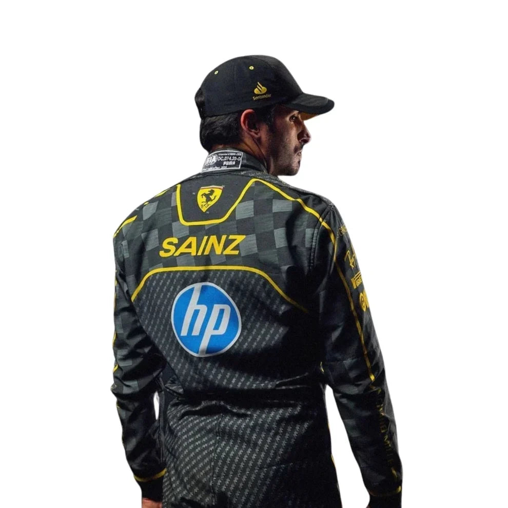 F1 Racing Costume Worn by Charles Leclerc & Carlos Sainz Jr. – 2024 HP Italy GP Ferrari - Fine Racewears