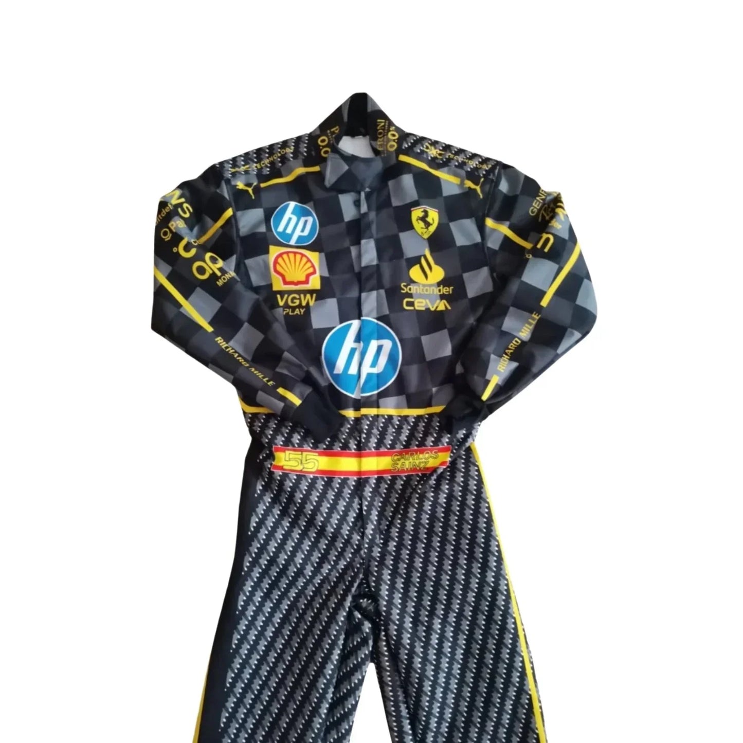 2024 Carlos Sainz Italy GP F1 Racing Suit | Fine Racegear - Fine Racewears
