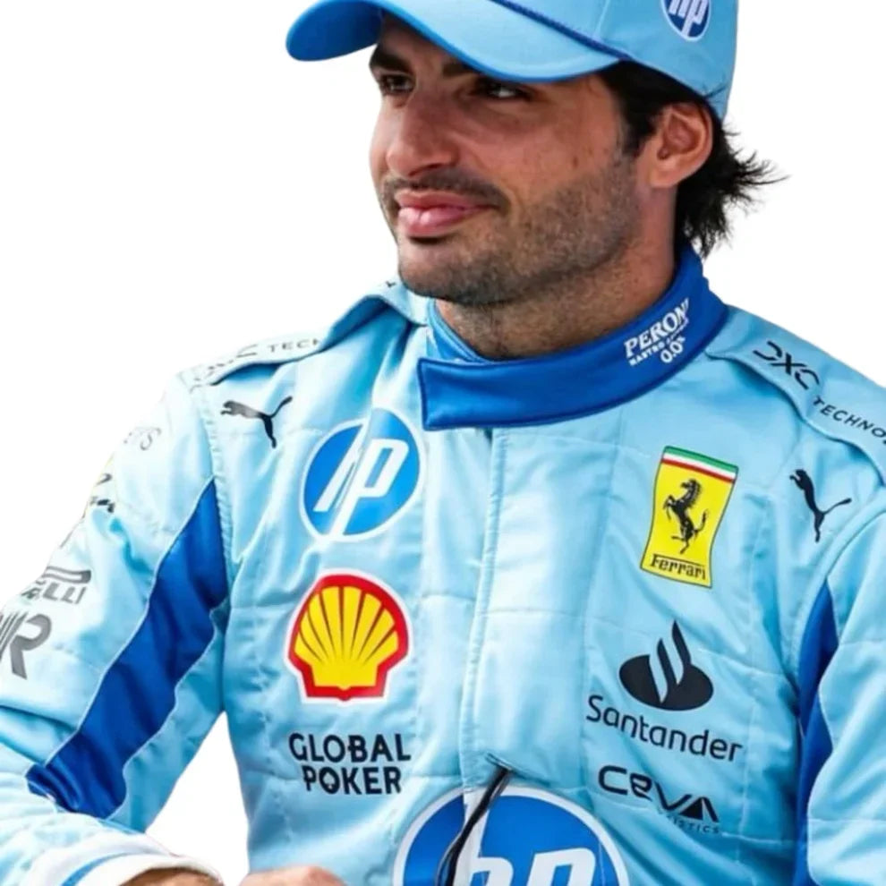 2024 Carlos Sainz Scuderia Ferrari F1 Miami Grand Prix Race Suit - Fine Racewears