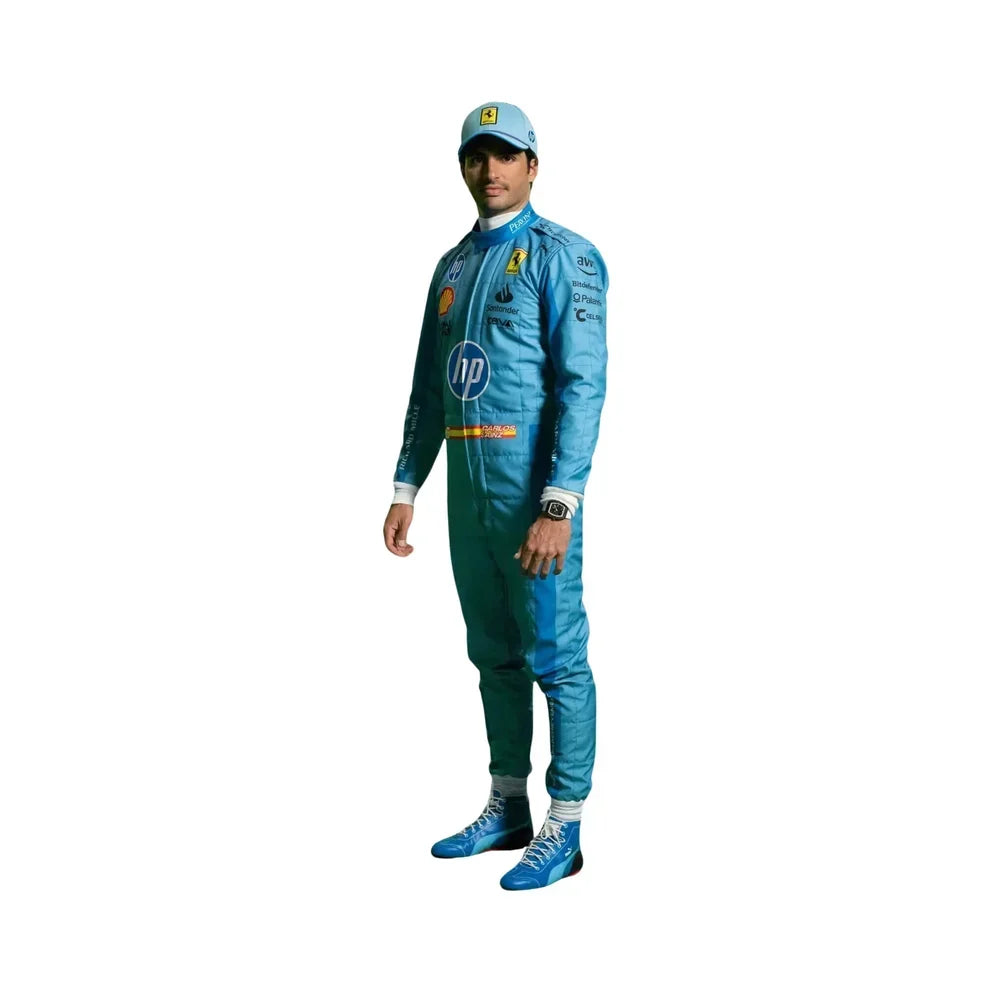 2024 Carlos Sainz Scuderia Ferrari F1 Miami Grand Prix Race Suit - Fine Racewears