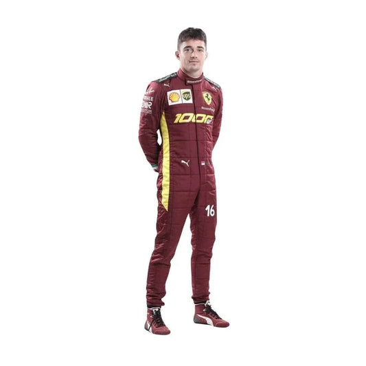 Charles Leclerc 2020 1000 GP Ferrari F1 Racing Suit | Fine Racegear
