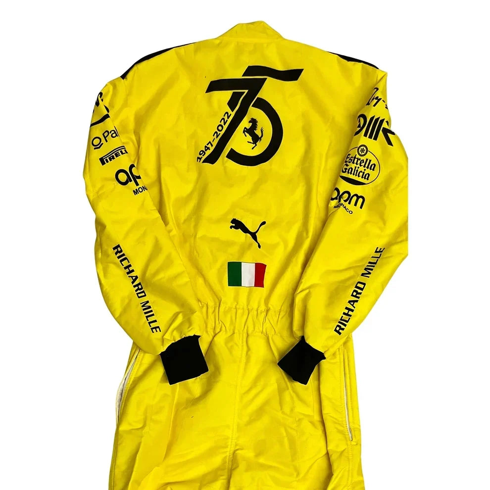 Charles Leclerc Ferrari's 75th anniversary F1 Suit Special Edition - Fine Racewears