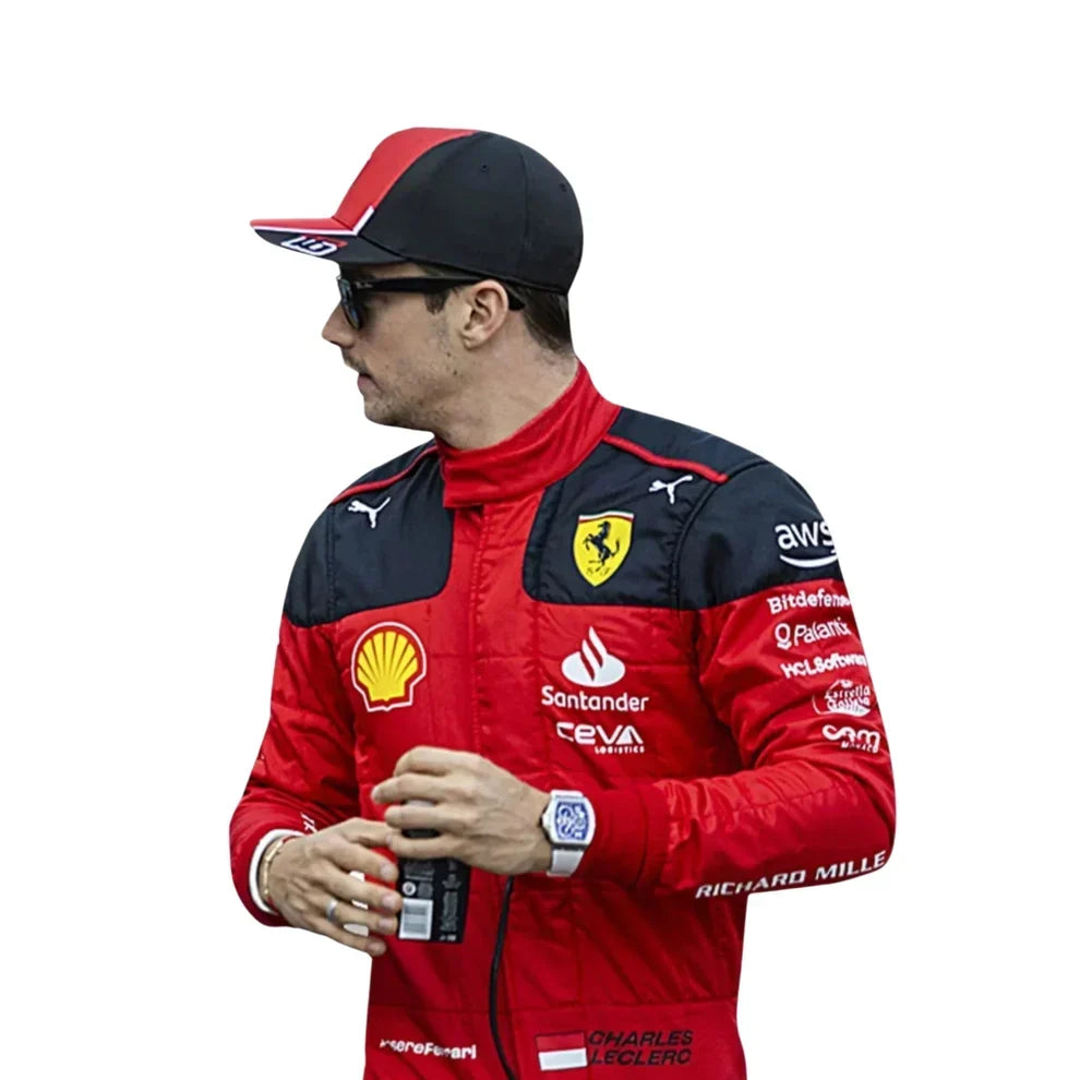 Charles Leclerc 2022 Ferrari F1 Race Suit - Fine Racewears