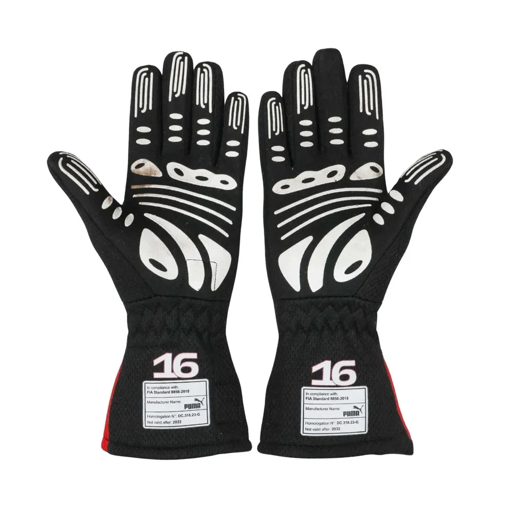 2023 Charles Leclerc Race Scuderia Ferrari F1 Gloves - Fine Racewears