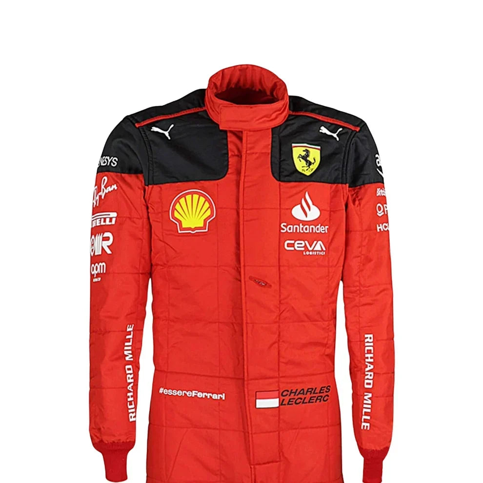 2023 Charles Leclerc Scuderia Ferrari F1 Race Suit - Fine Racewears