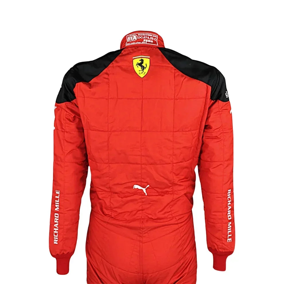 2023 Charles Leclerc Scuderia Ferrari F1 Race Suit - Fine Racewears
