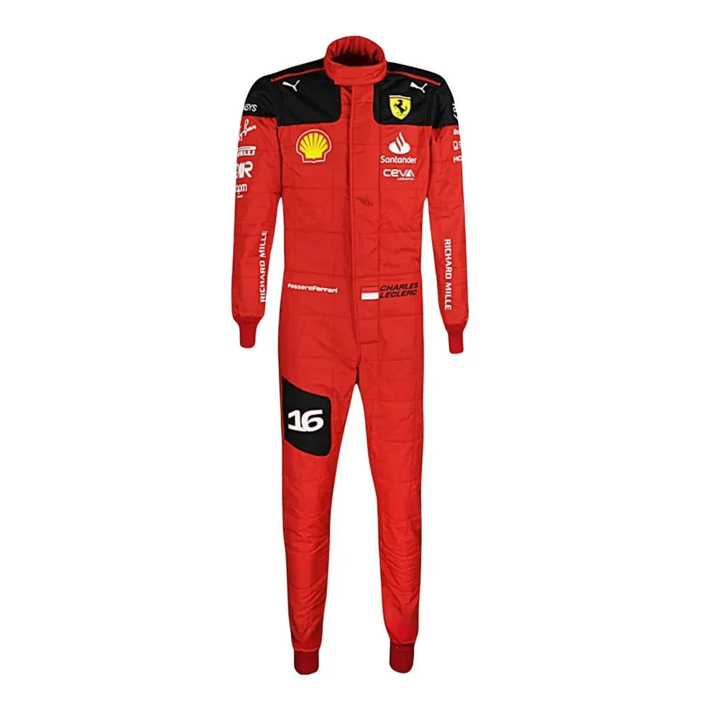 2023 Charles Leclerc Scuderia Ferrari F1 Race Suit - Fine Racewears
