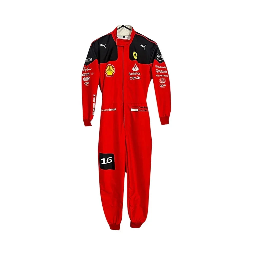 2023 Charles Leclerc Scuderia Ferrari F1 Race Suit - Fine Racewears