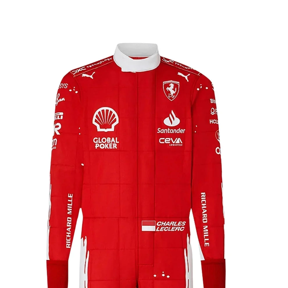 2023 Charles Leclerc las vegas GP special edition Ferrari F1 Race Suit - Fine Racewears