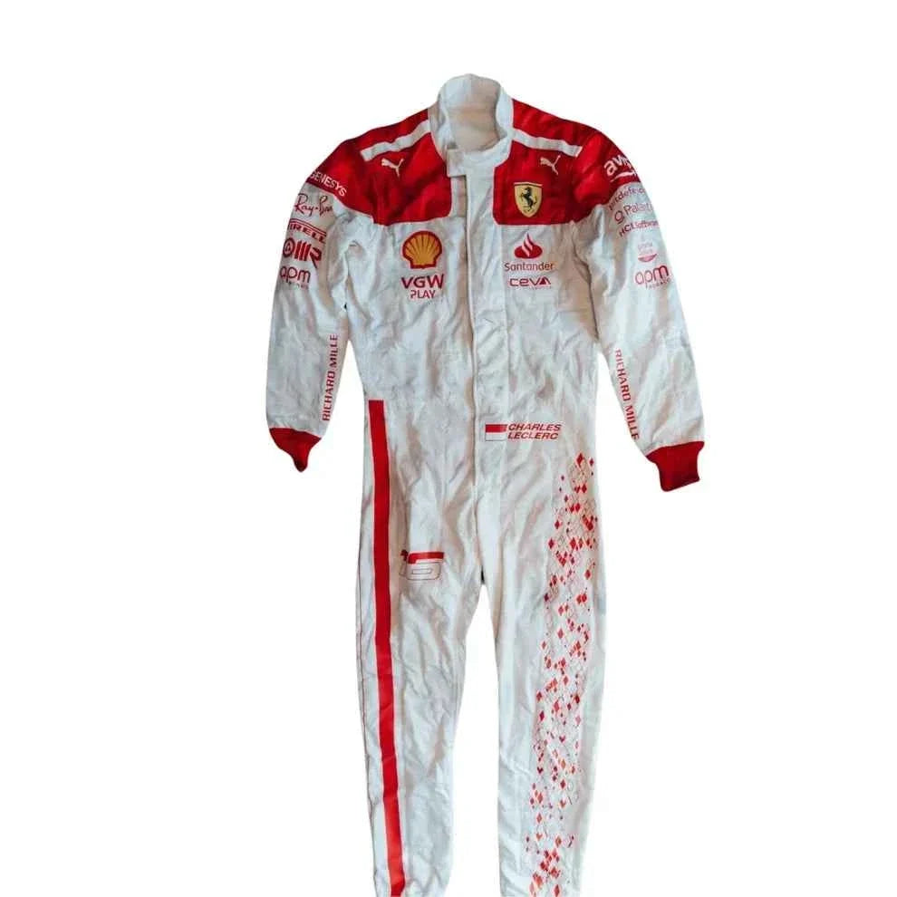 Charles Leclerc 2023 Monaco GP Ferrari F1 Racing Suit | Fine Racegeargear