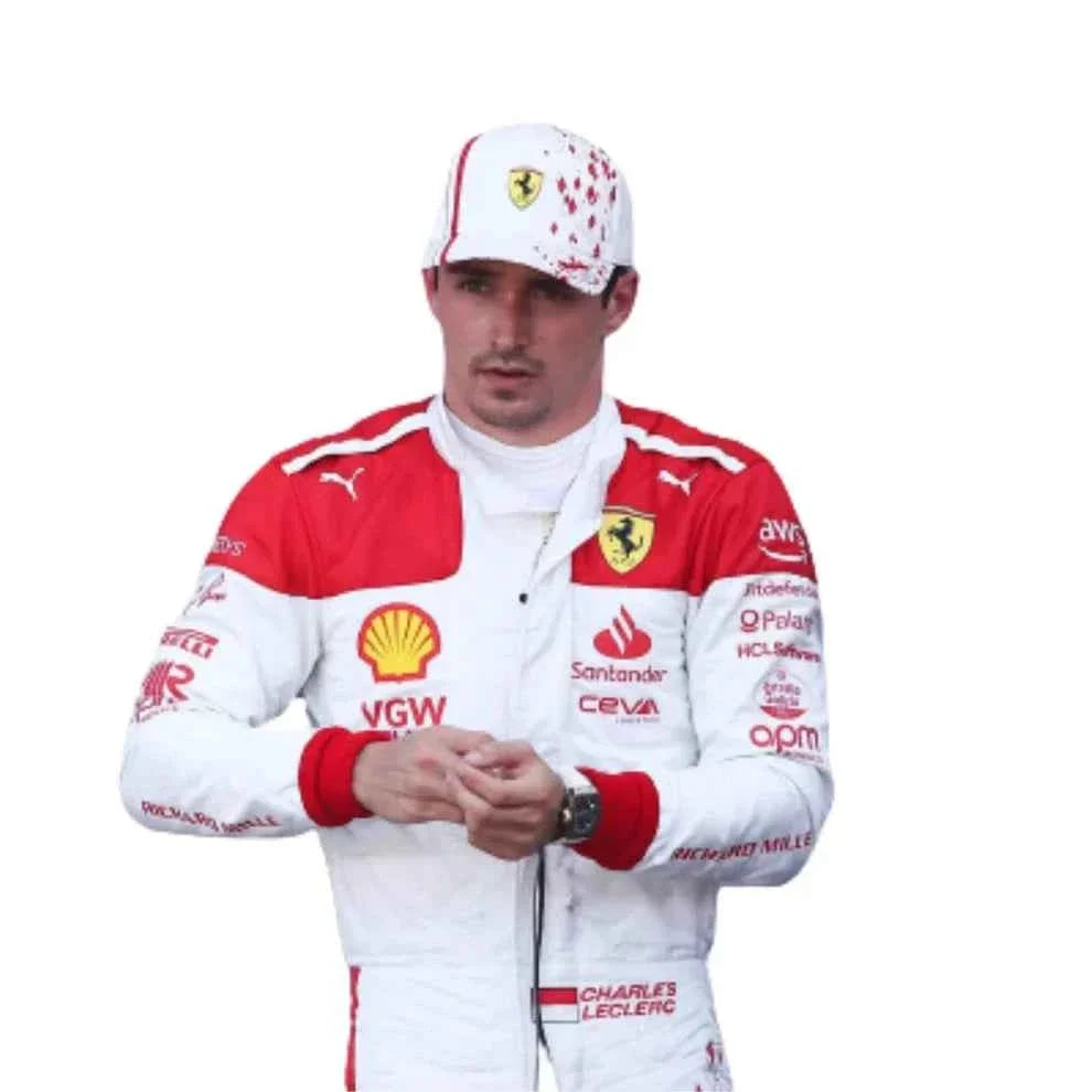 Charles Leclerc 2023 Monaco GP Ferrari F1 Racing Suit | Fine Racegeargear