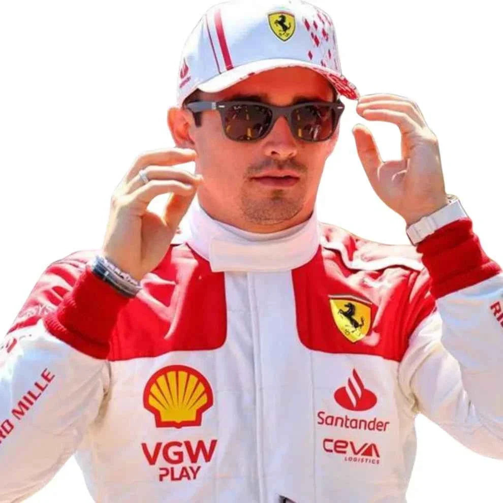 Charles Leclerc 2023 Monaco GP Ferrari F1 Racing Suit | Fine Racegeargear