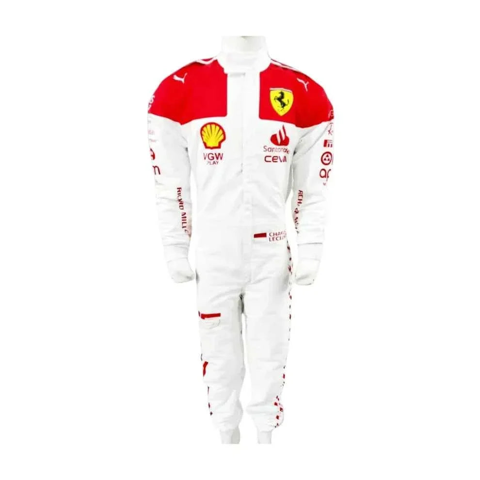 Charles Leclerc 2023 Monaco GP Ferrari F1 Racing Suit | Fine Racegeargear