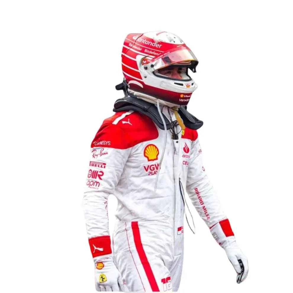 Charles Leclerc 2023 Monaco GP Ferrari F1 Racing Suit | Fine Racegeargear