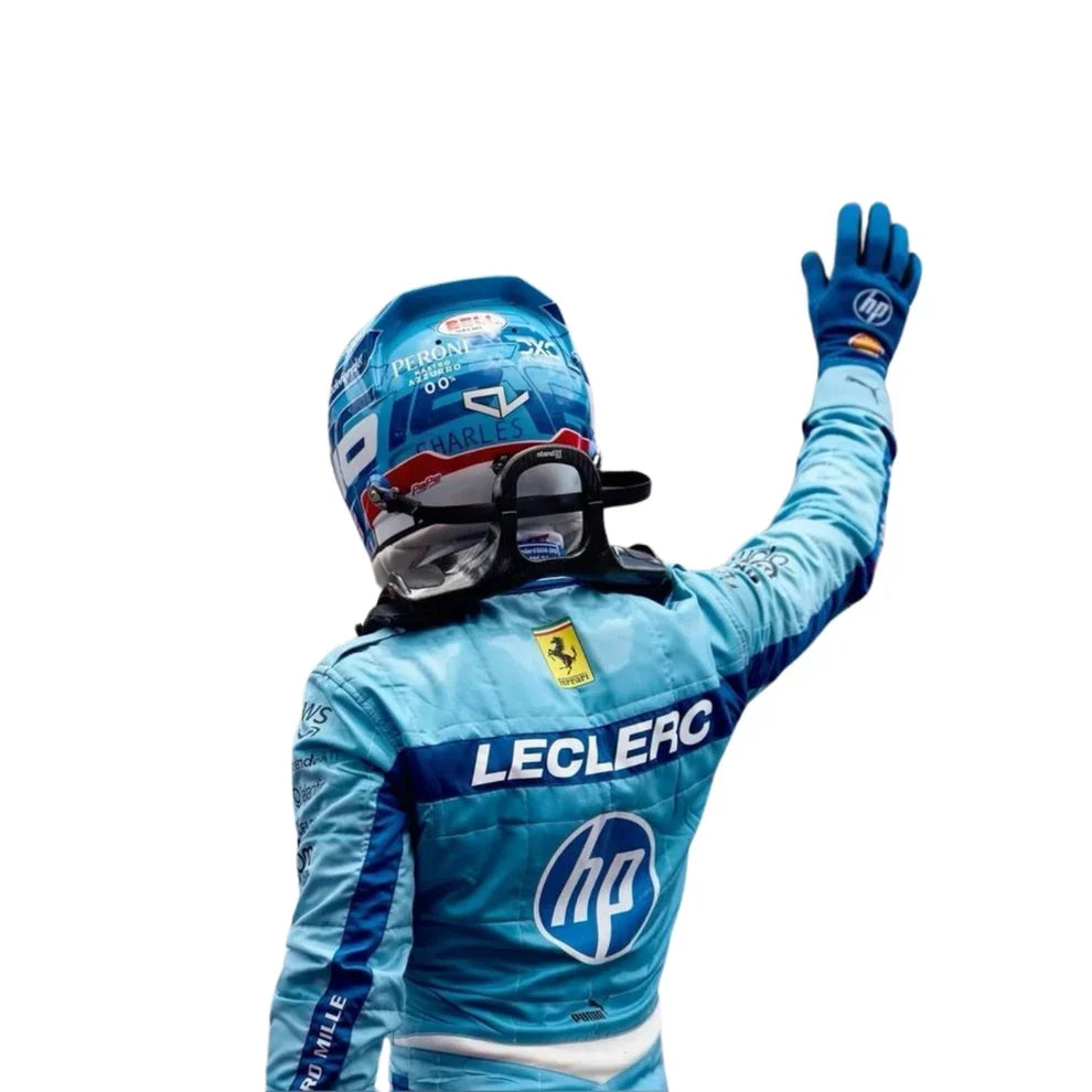 2024 Charles Leclerc Ferrari HP Miami Grand Prix F1 Race Suit - Fine Racewears