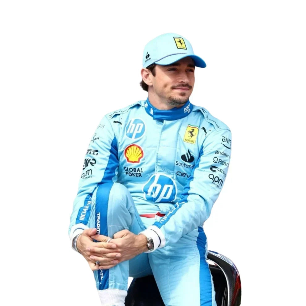 2024 Charles Leclerc Scuderia Ferrari F1 Miami Grand Prix Race Suit - Fine Racewears