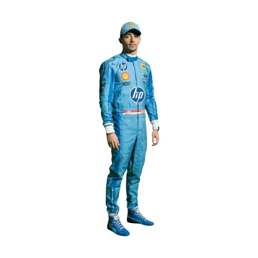 2024 Charles Leclerc Scuderia Ferrari F1 Miami Grand Prix Race Suit - Fine Racewears