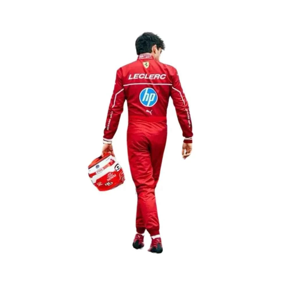2025 F1 Racing Costume Worn by Charles Leclerc & Lewis Hamilton Ferrari | Fine Racegear