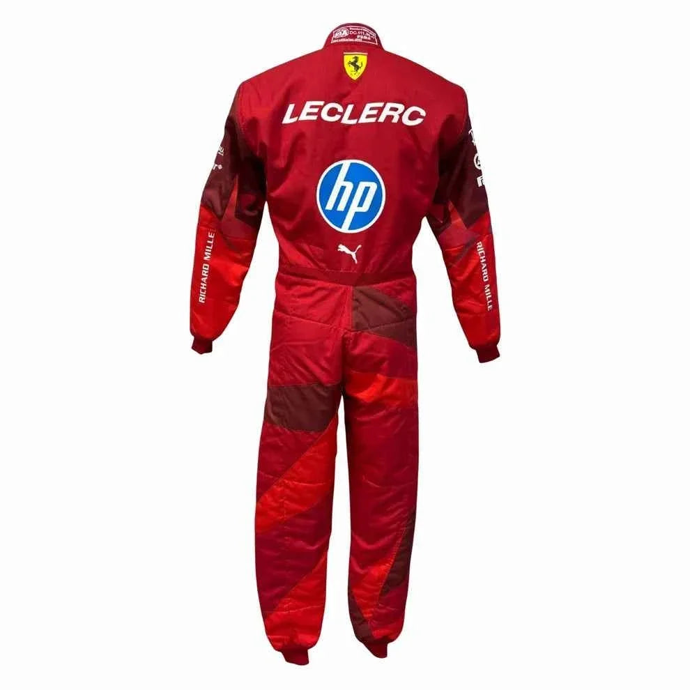 2025 F1 Racing Costume Worn by Charles Leclerc & Lewis Hamilton – Las Vegas GP | Fine Racegear