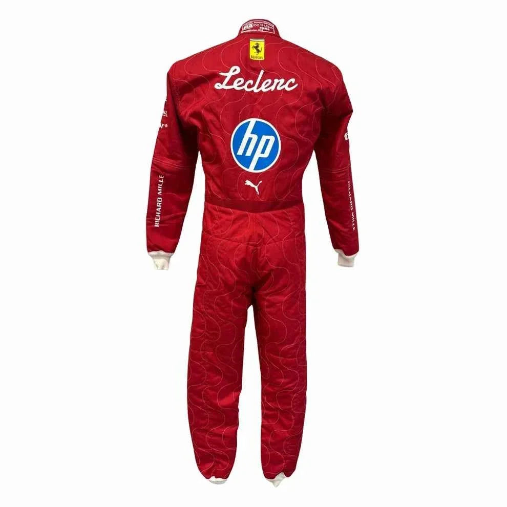 Charles Leclerc 2025 Monza GP Ferrari F1 Racing Suit | Fine Racegear