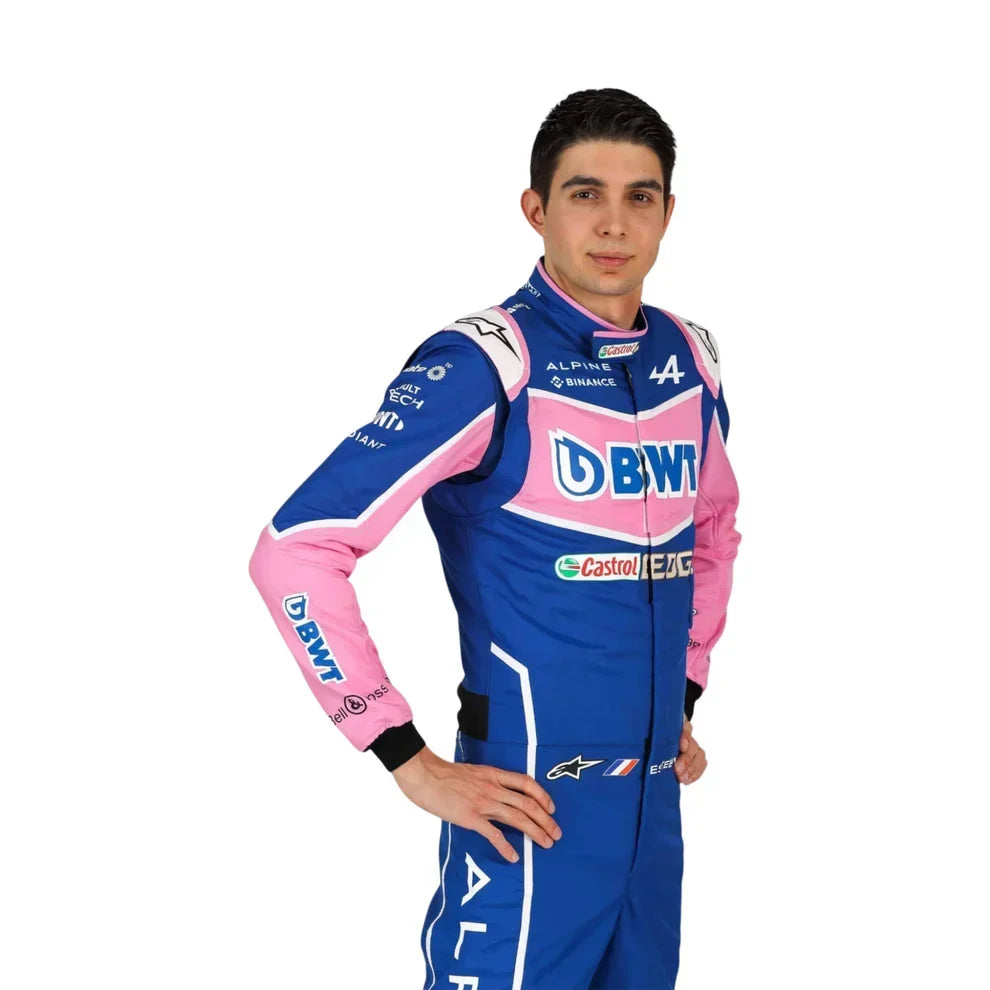 2022 Esteban Ocon BWT Alpine F1 Race Suit - Fine Racewears