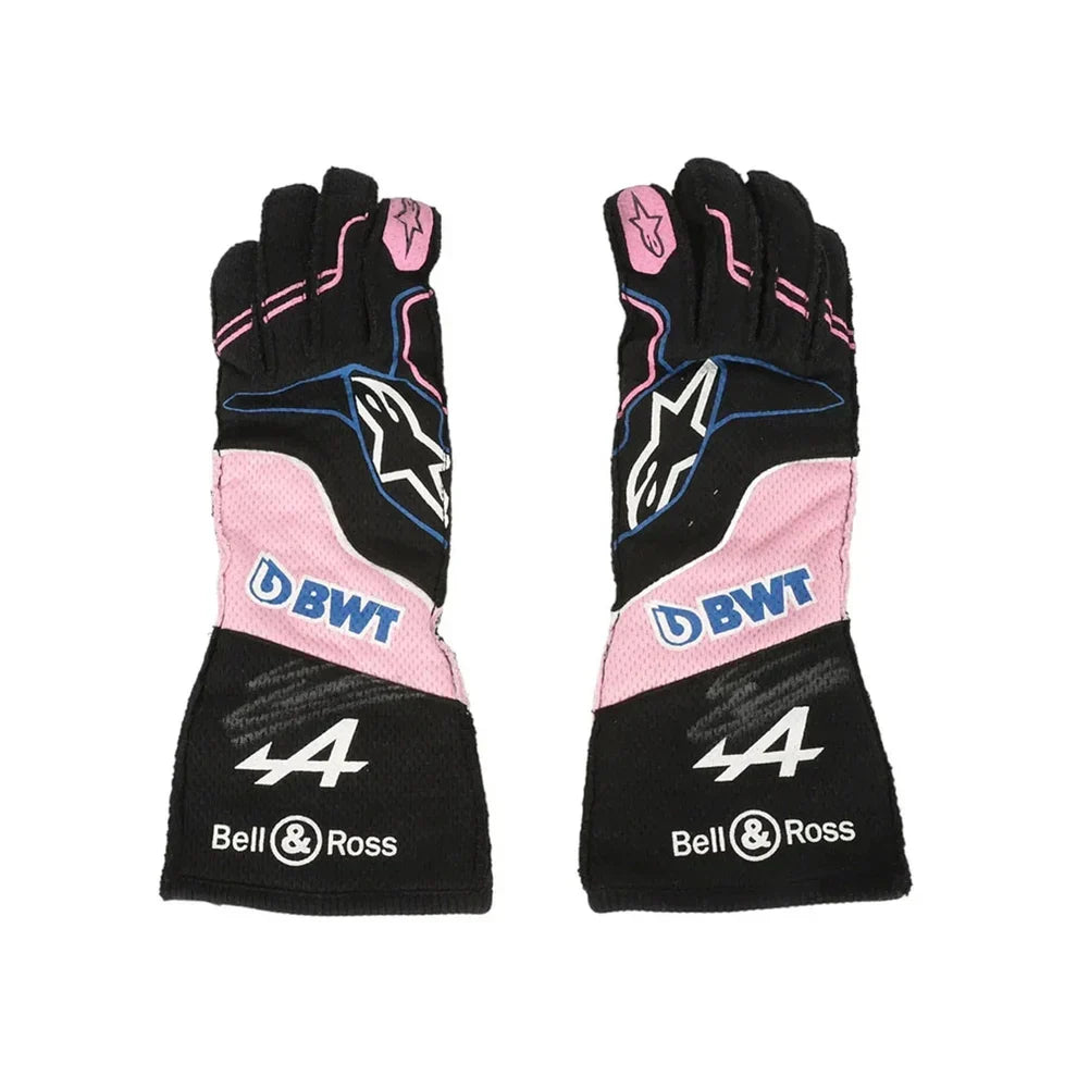 2024 Pierre Gasly BWT Alpine F1 Race Gloves - Fine Racewears