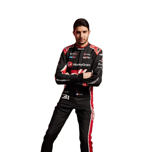 2025 Esteban Ocon Hass F1 Race Suit - Fine Racewears