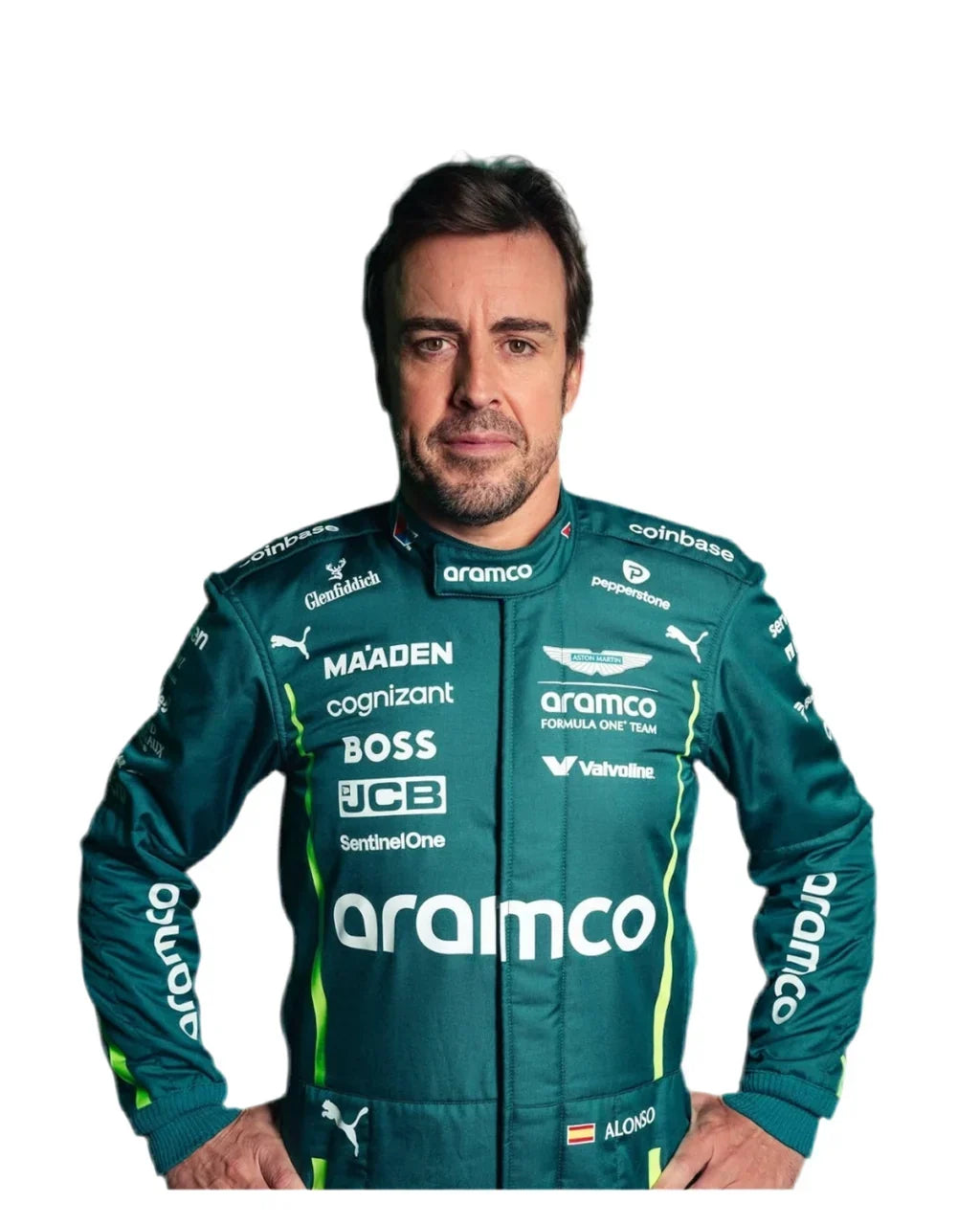 2025 Fernando Alonso Aston Martin F1 Race Suit - Fine Racewears