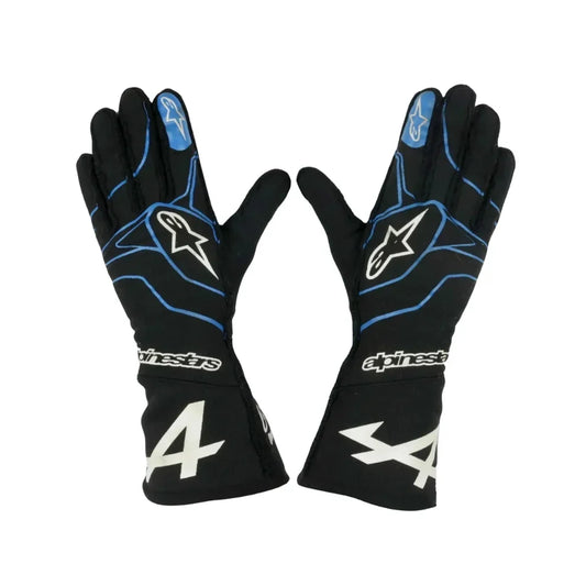 2021 Fernando Alonso Alpine F1 Race Gloves - Fine Racewears