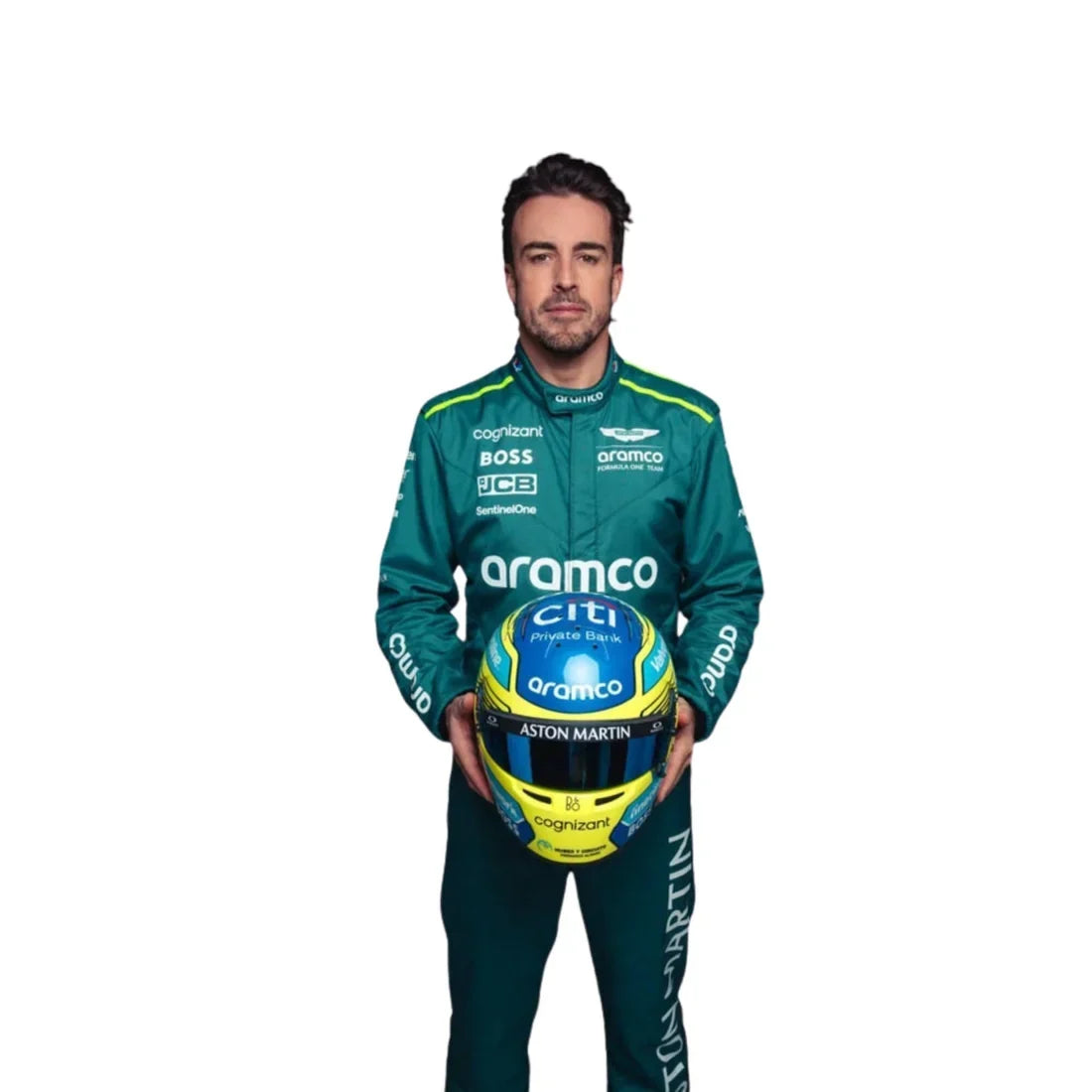 2024 Fernando Alonso Aston Martin F1 Race Suit - Fine Racewears