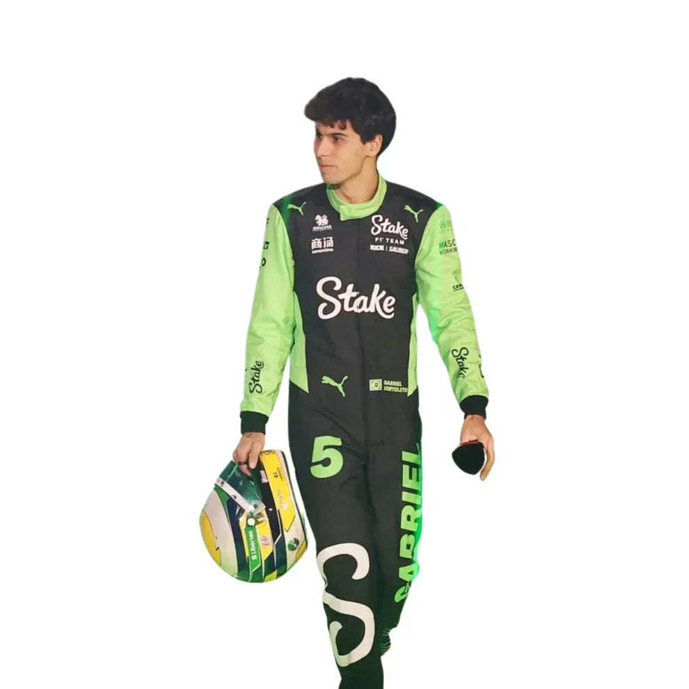 2025 Gabriel Bortoleto Kick Sauber F1 Race Suit - Fine Racewears