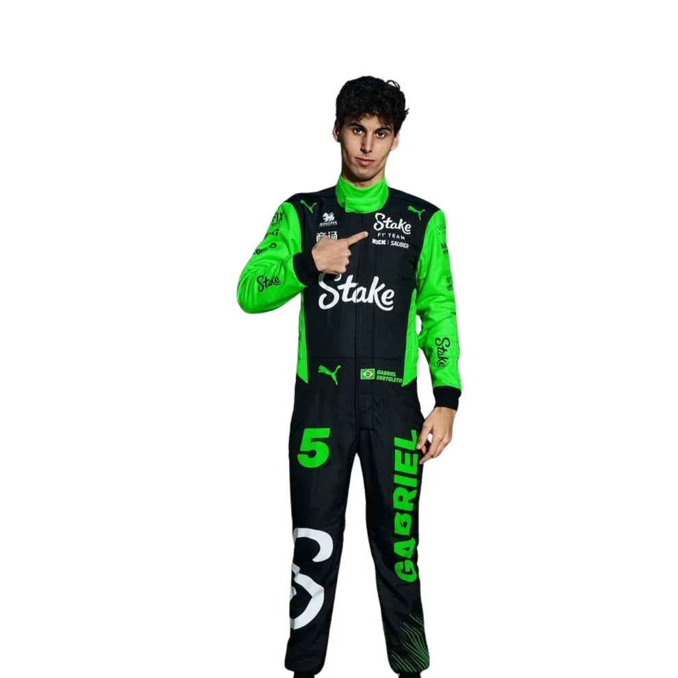 2025 Gabriel Bortoleto Kick Sauber F1 Race Suit - Fine Racewears
