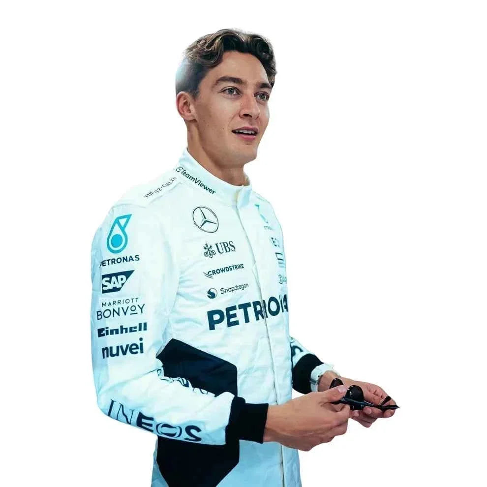 F1 Replica Racing Costume Worn by George Russell & Lewis Hamilton – 2024 Qatar GP