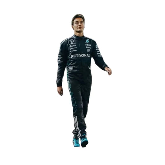 2025 George Russell F1 Mercedes Race Suit - Fine Racewears