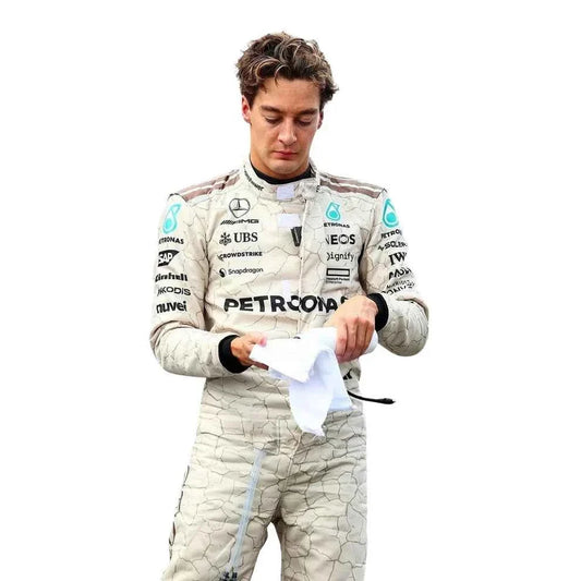 George Russell 2025 USA Austin GP Mercedes F1 Racing Suit | Fine Racegear