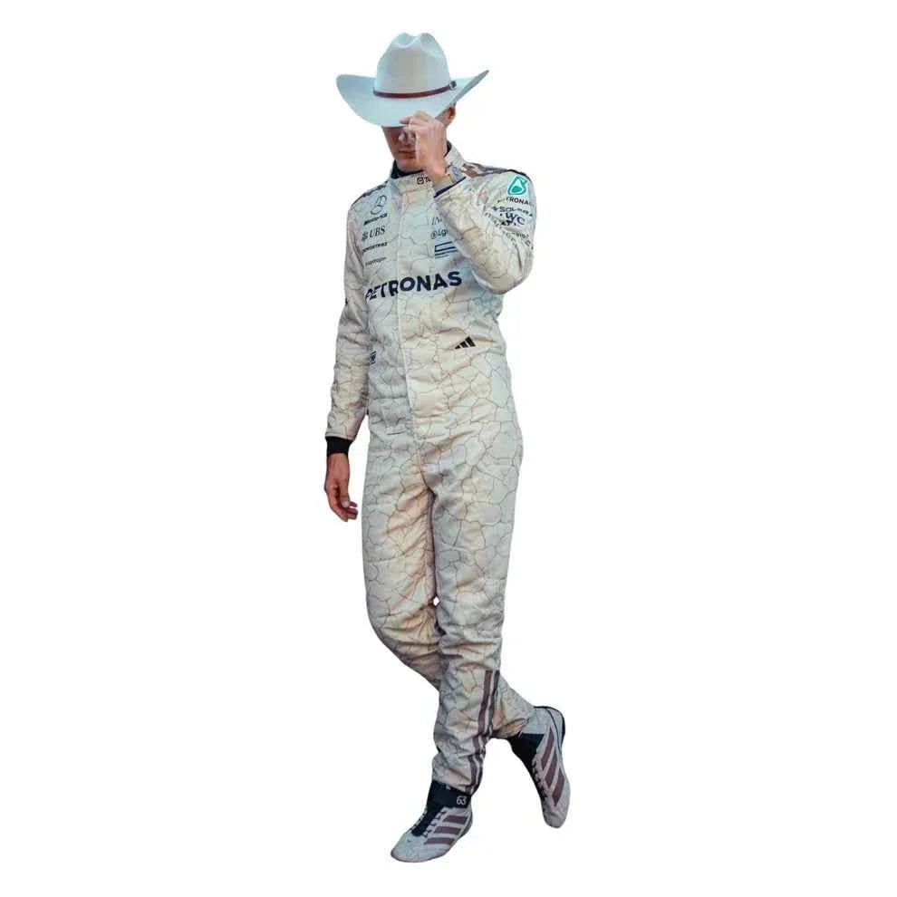 George Russell 2025 USA Austin GP Mercedes F1 Racing Suit | Fine Racegear