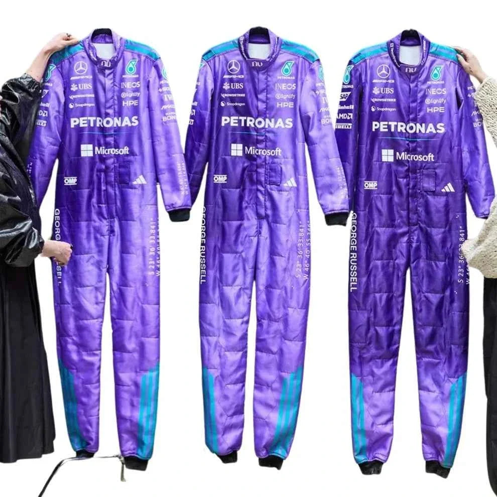 2026 F1 Racing Costume Worn by George Russell & Andrea Kimi Antonelli – Miami GP Mercedes | Fine Racegear