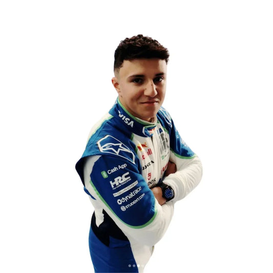 2025 Isack Hadjar VISA RB F1 Race Suit - Fine Racewears