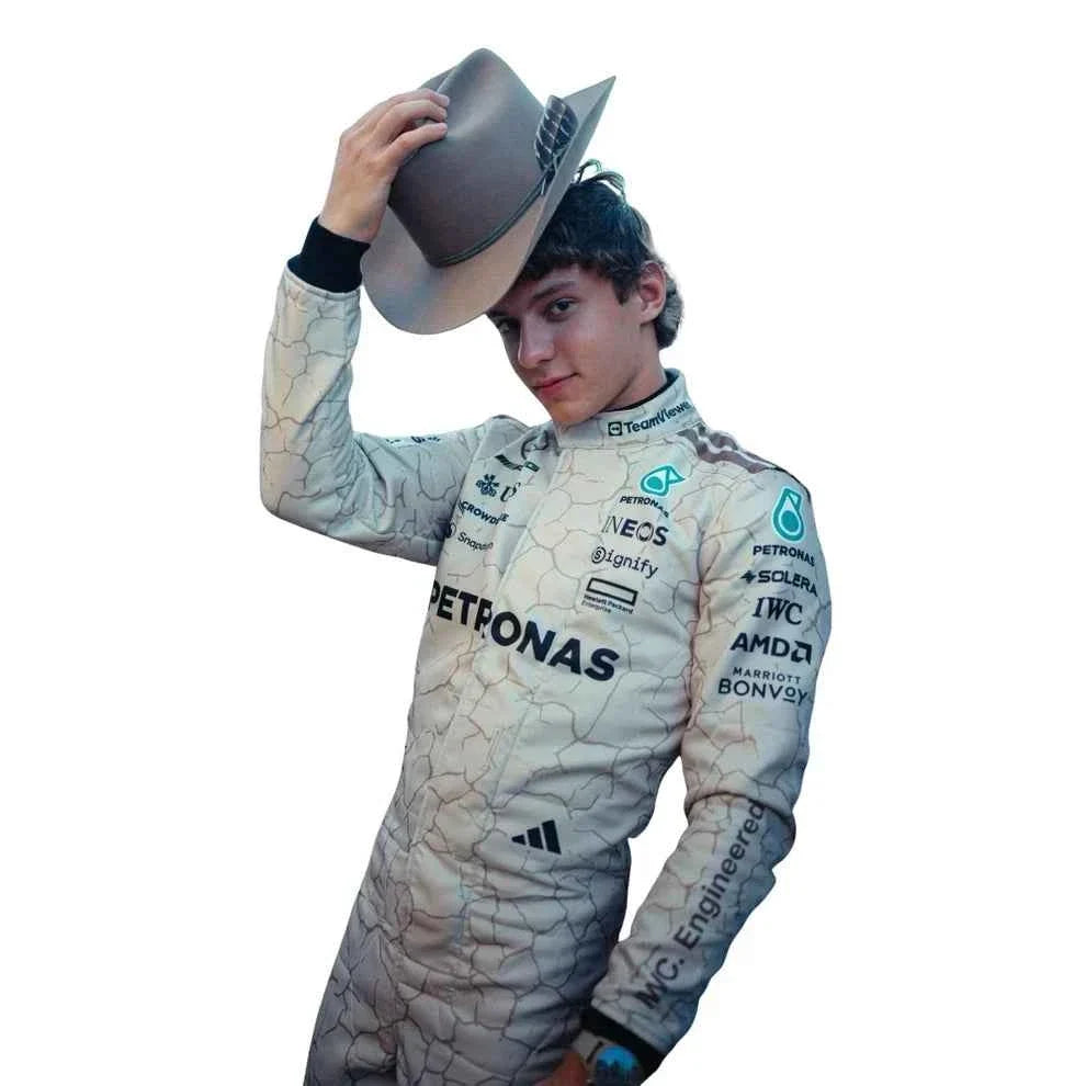 Andrea Kimi Antonelli 2025 USA Austin GP Mercedes F1 Racing Suit | Fine Racegear