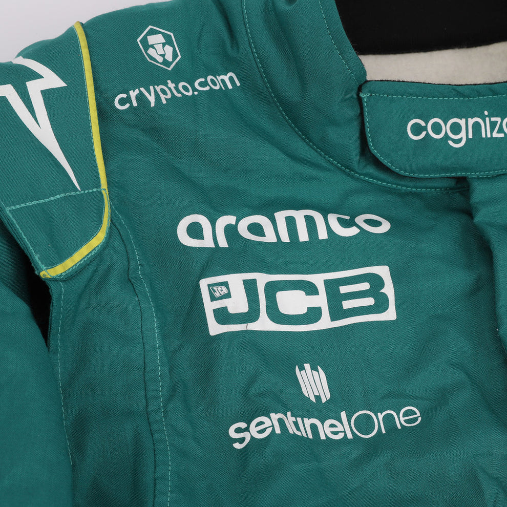 2023 Lance Stroll Aston Martin F1 Race Suit - Fine Racewears