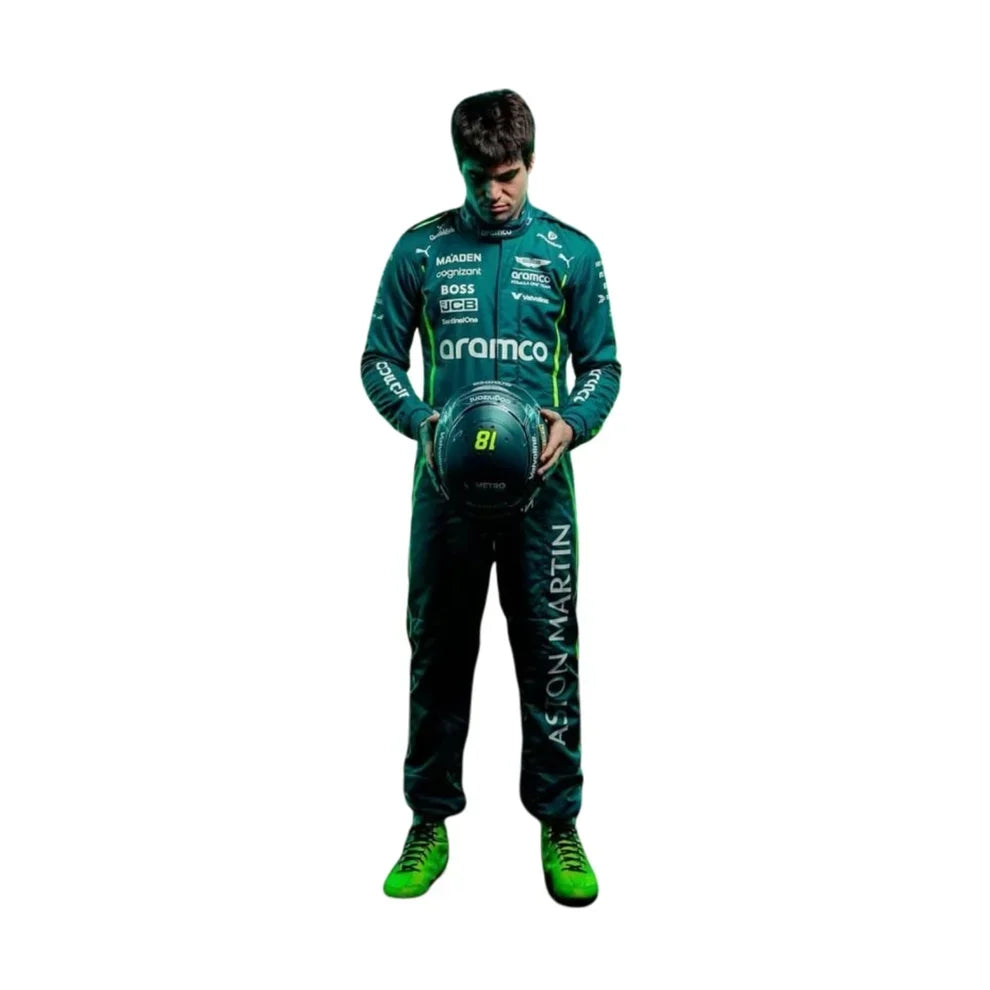 2025 Lance Stroll Aston Martin F1 Race Suit - Fine Racewears