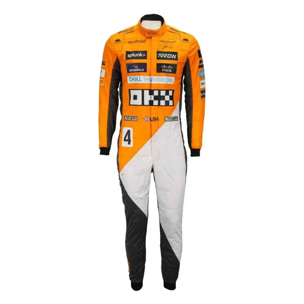 Lando Norris 2023 'Triple Crown' Spanish GP McLaren F1 Racing Suit | Fine Racegear