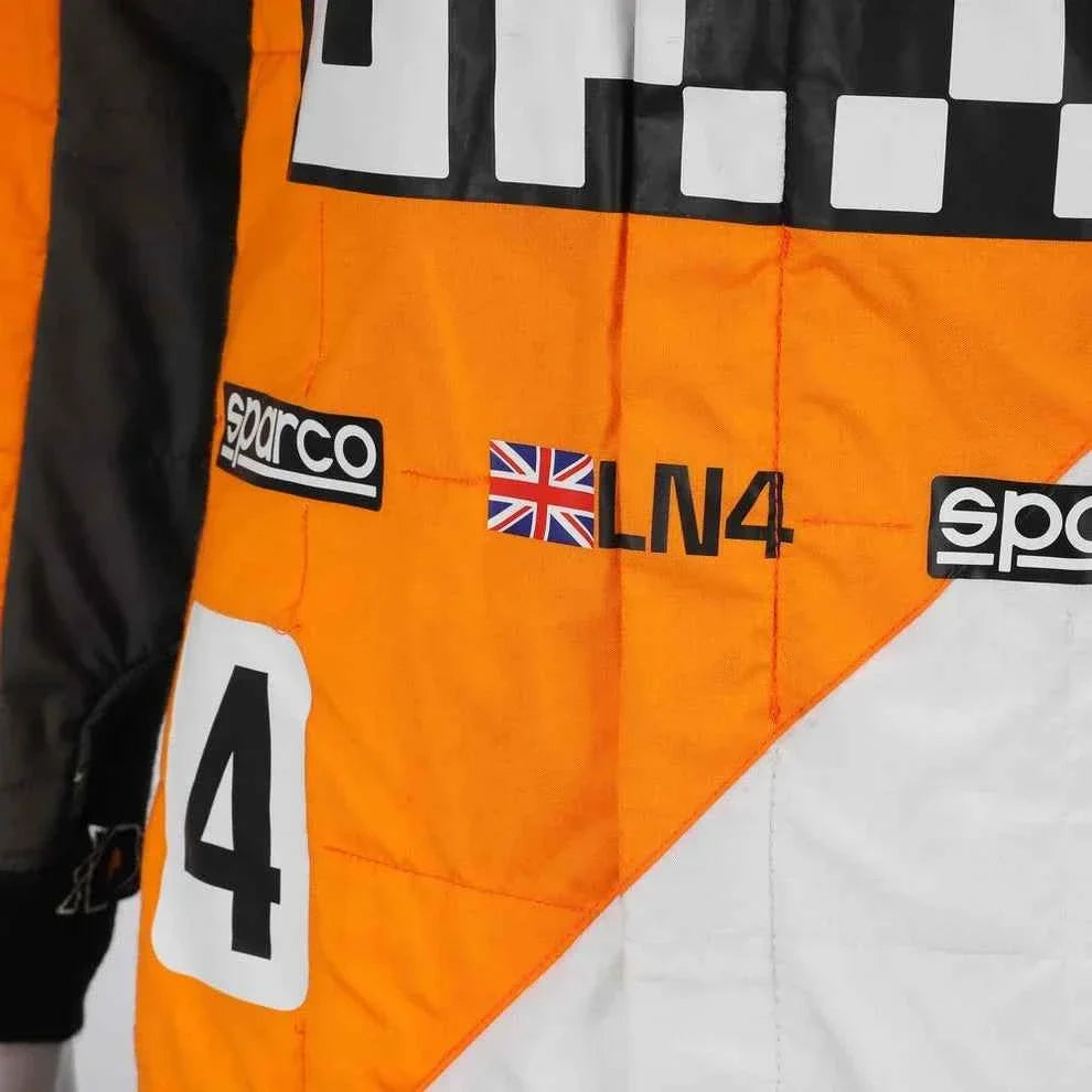Lando Norris 2023 'Triple Crown' Spanish GP McLaren F1 Racing Suit | Fine Racegear