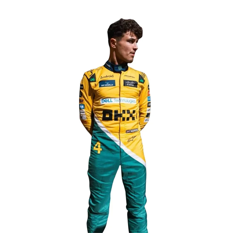 2024 Lando Norris McLaren Monaco GP F1 Race Suit - Fine Racewears