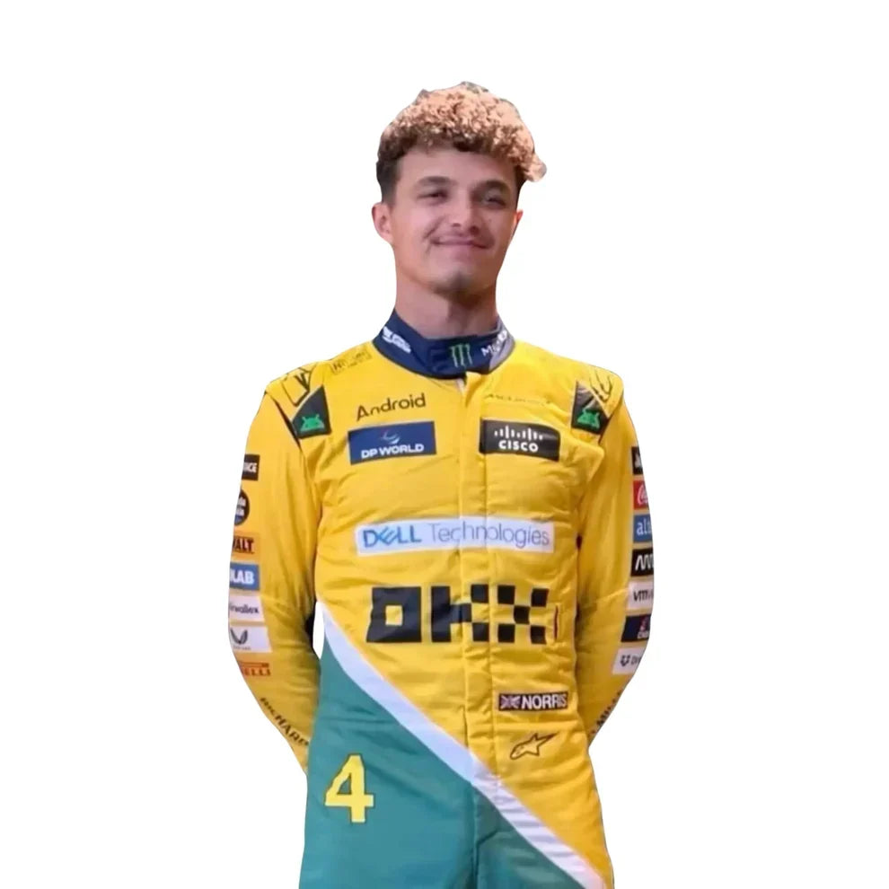 2024 Lando Norris McLaren Monaco GP F1 Race Suit - Fine Racewears