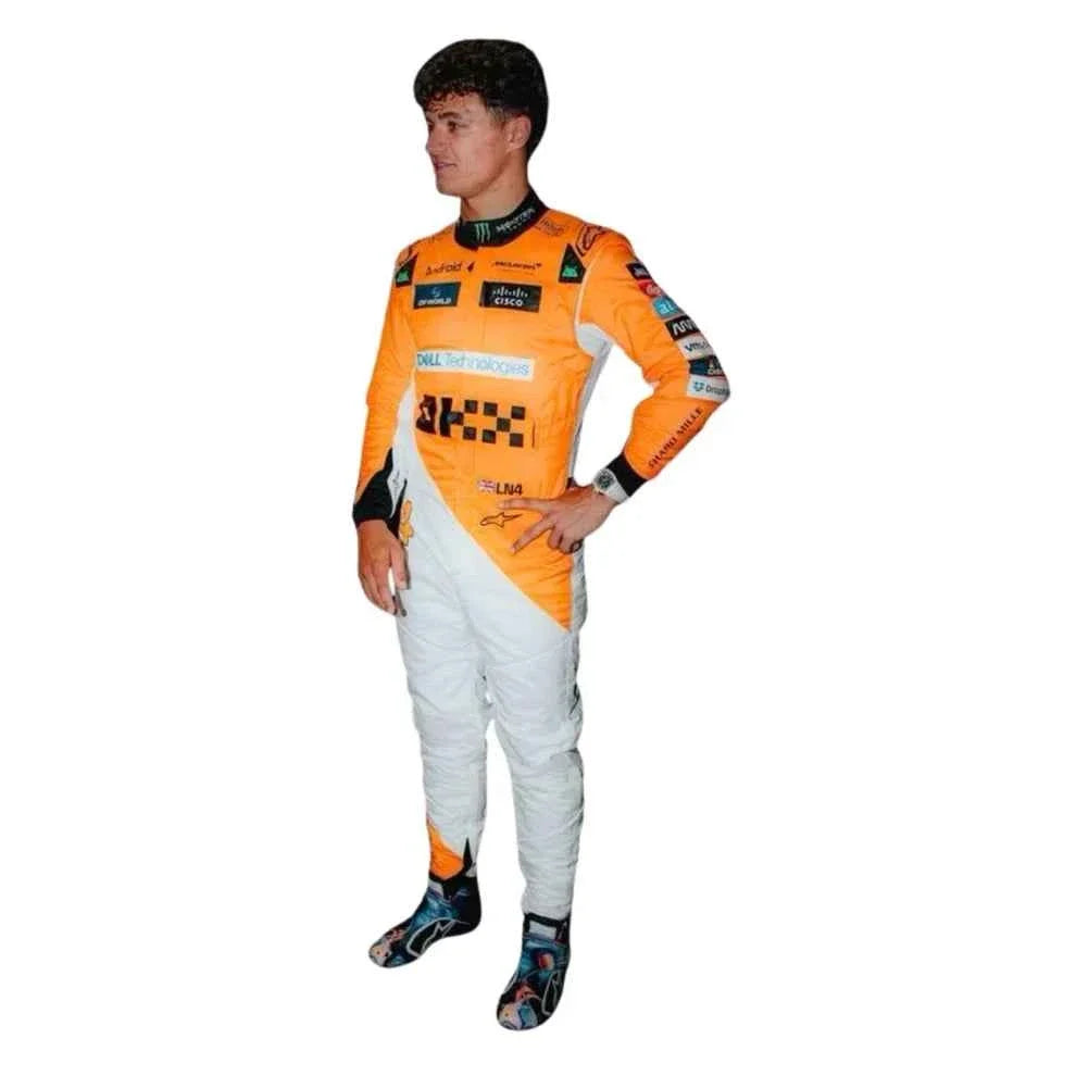 Lando Norris 2024 Singapore GP McLaren F1 Racing Suit | Fine Racegear