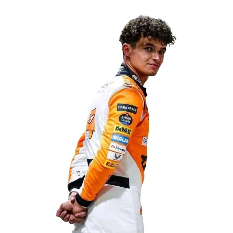 Lando Norris 2024 Singapore GP McLaren F1 Racing Suit | Fine Racegear