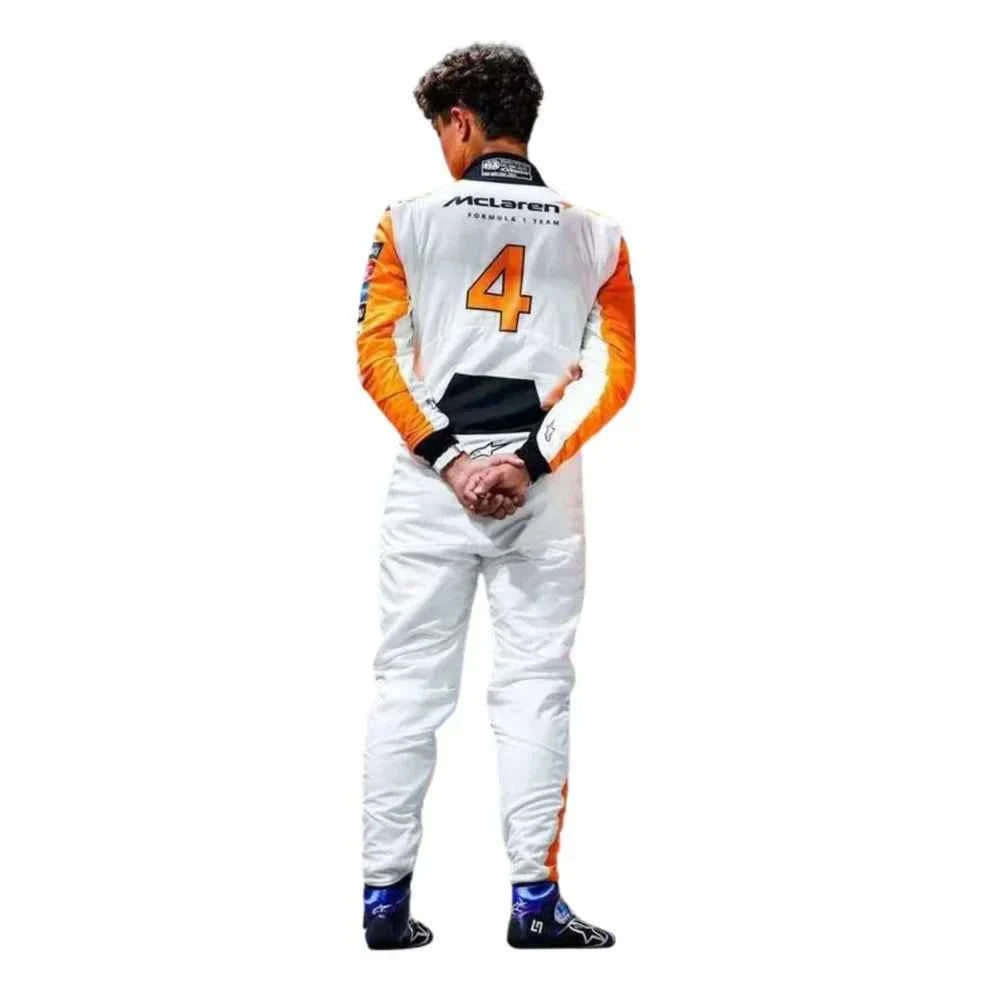 Lando Norris 2024 Singapore GP McLaren F1 Racing Suit | Fine Racegear