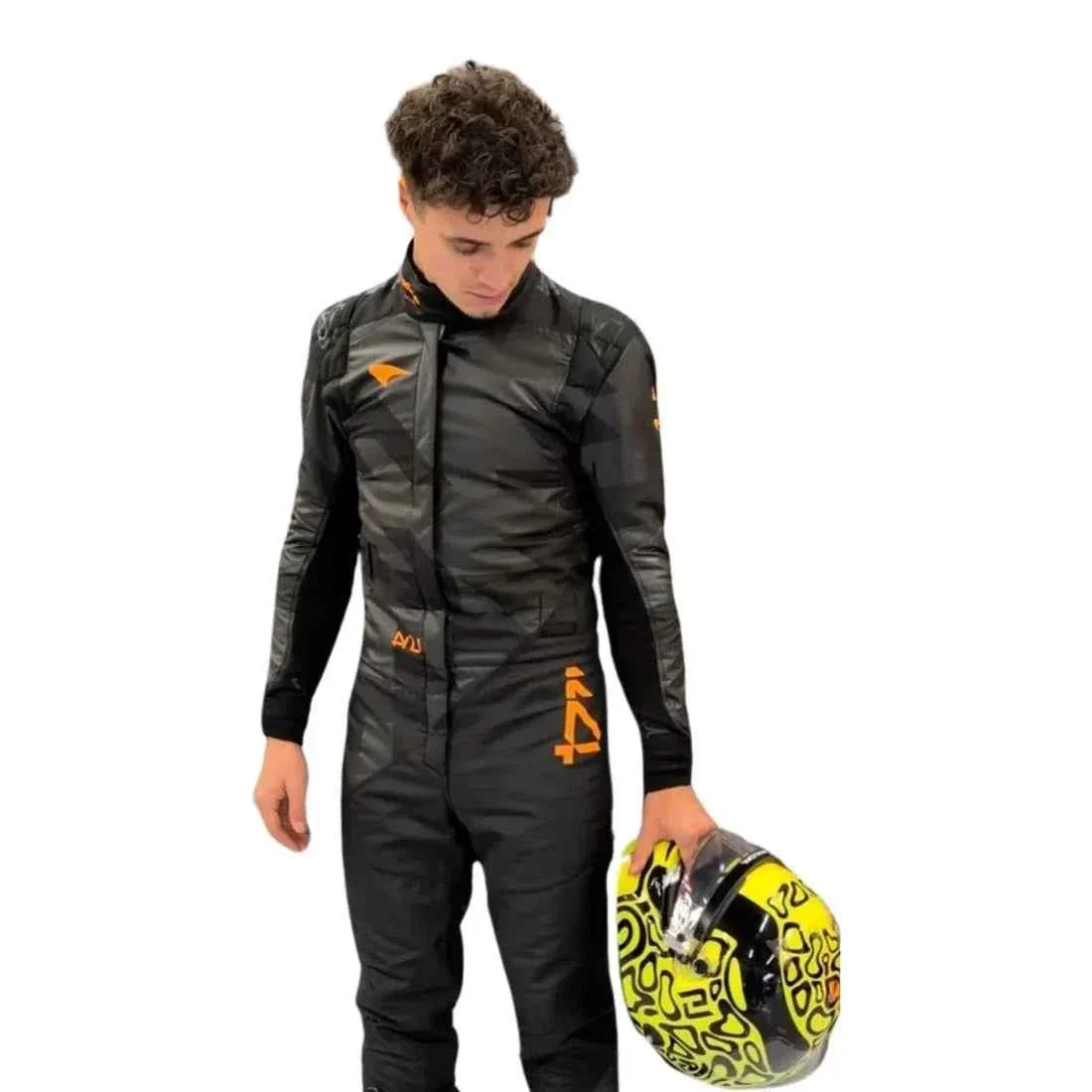 Lando Norris 2025 McLaren Livery Reveal F1 Racing Suit | Fine Racegear